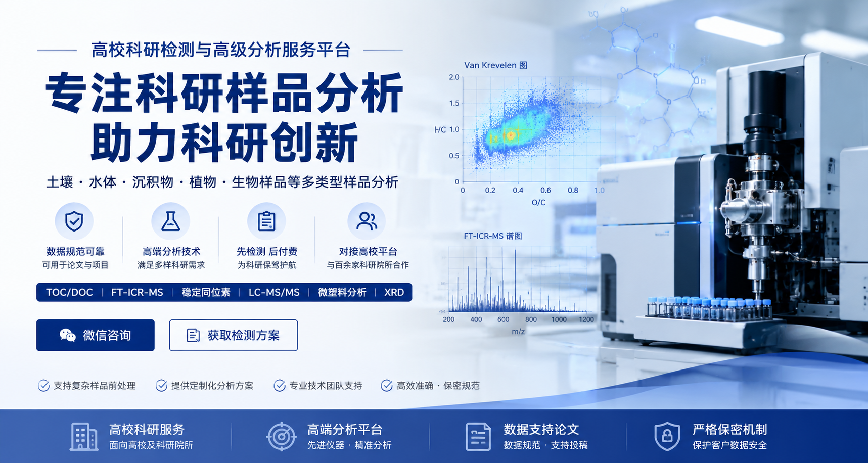 专注科研样品分析，助力科研创新